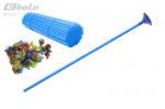 Палочка для надувных шаров с розеткой, материал пластик, размер 270 мм. Цвет голубой.