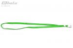 Тесьма (ланъярд) с клипсой для бейджа, цвет зеленый, ширина тесьмы 1 см, длина 44 см.